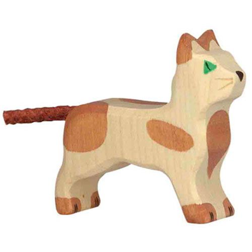 holztiger kat staand 6 cm | 80057 | 0