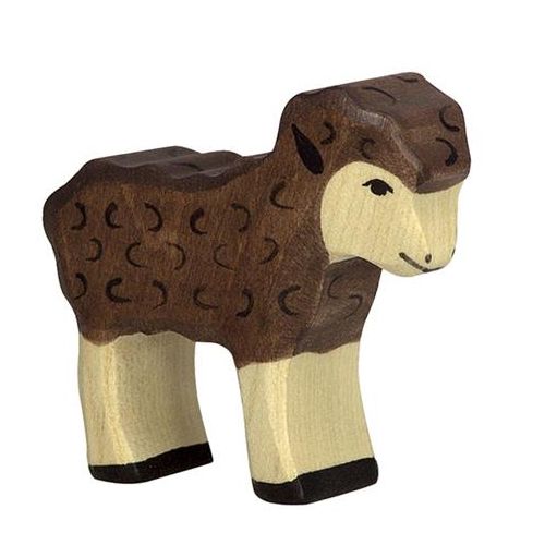 holztiger lam zwart 7 cm | 80078 | 0