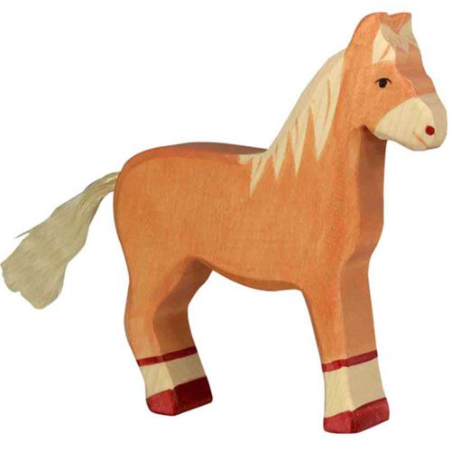 holztiger paard 16 cm  | 80033 | 0