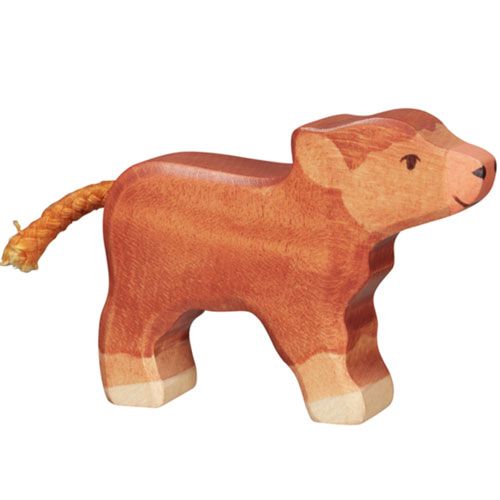 holztiger schotse hooglander kalf 7 cm | 80557 | 0