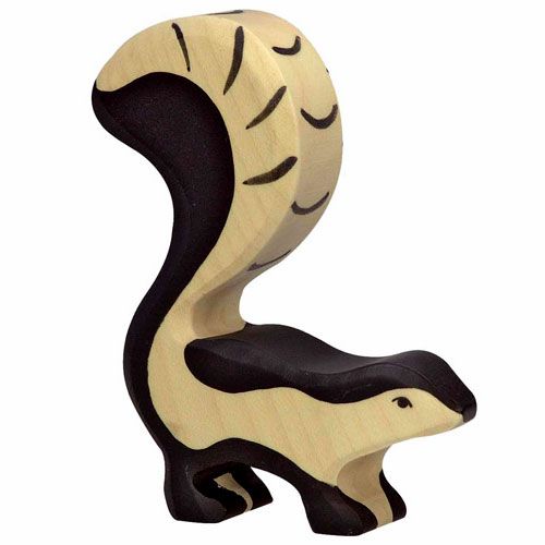 holztiger stinkdier 11 cm  | 80189 | 0