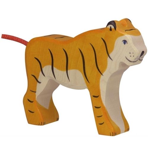 holztiger tijger staand 14 cm | 80136 | 0