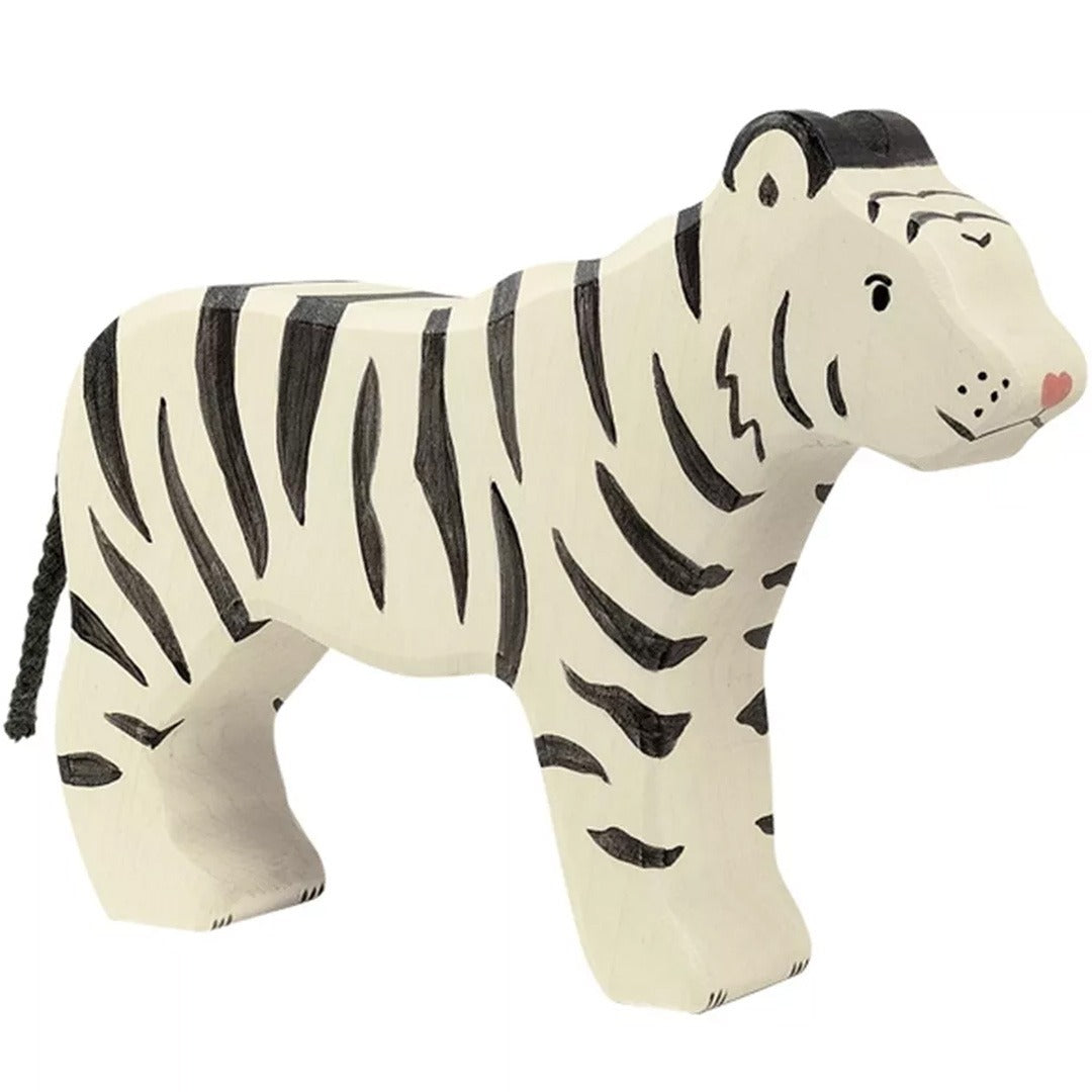 holztiger witte tijger - 15 cm | 80564 | 0