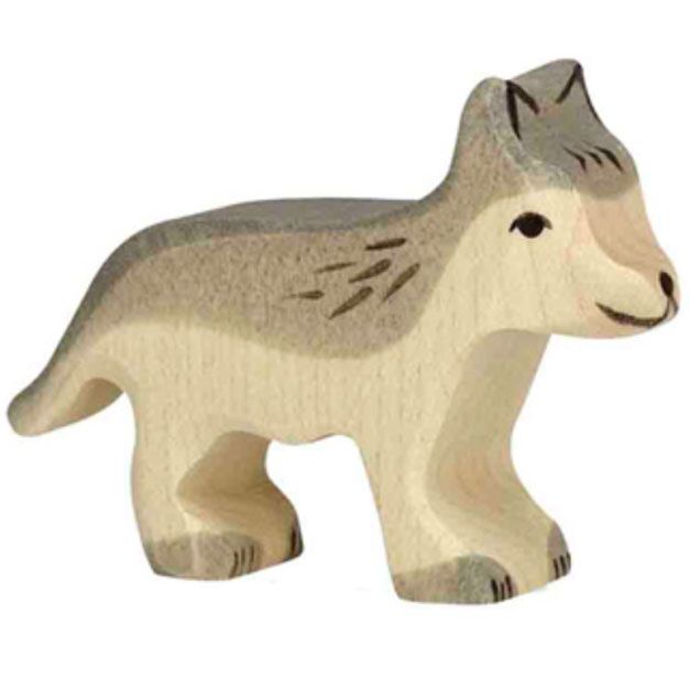 holztiger wolfje 7 cm | 80110 | 0