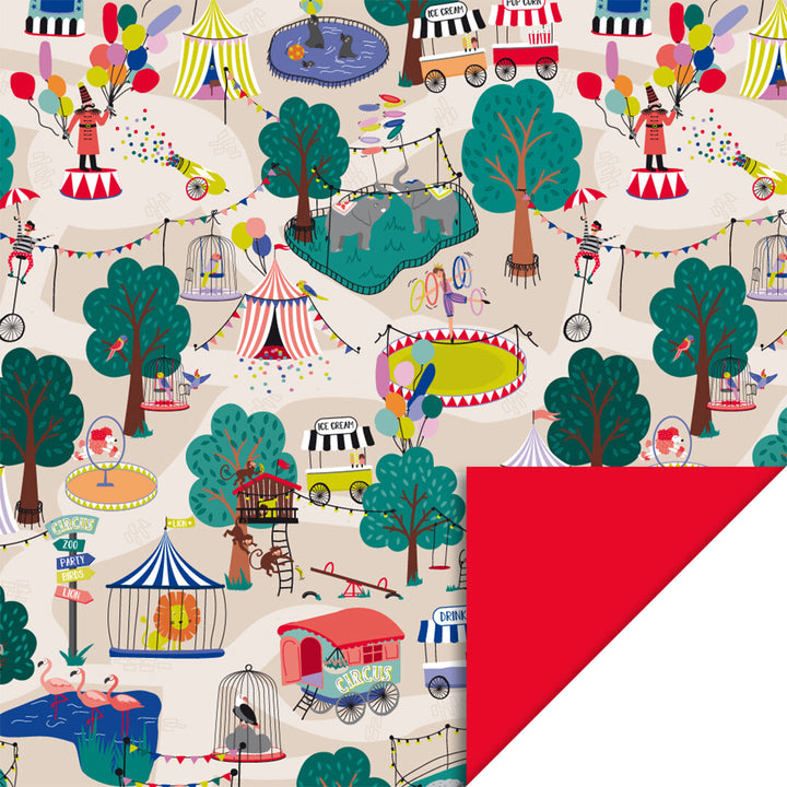 house of products inpakpapier circus - red - 3 m | P51.155.070 | 0
