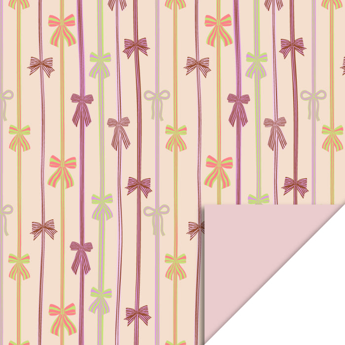 house of products inpakpapier bow parade peach - pink | P51.334.070 | 