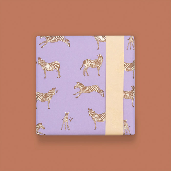 house of products inpakpapier zebra lilac - peach | P51.351.070 | 2