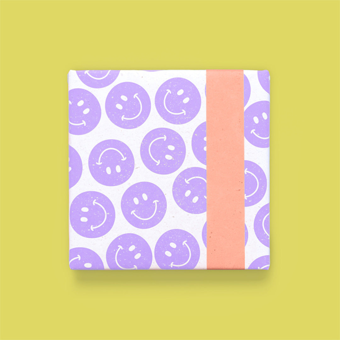 house of products inpakpapier smile salmon - lilac - 3 m |  2