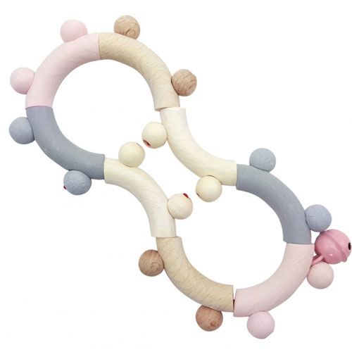 houten rammelaar - achtvormig  | gh11105 | 0