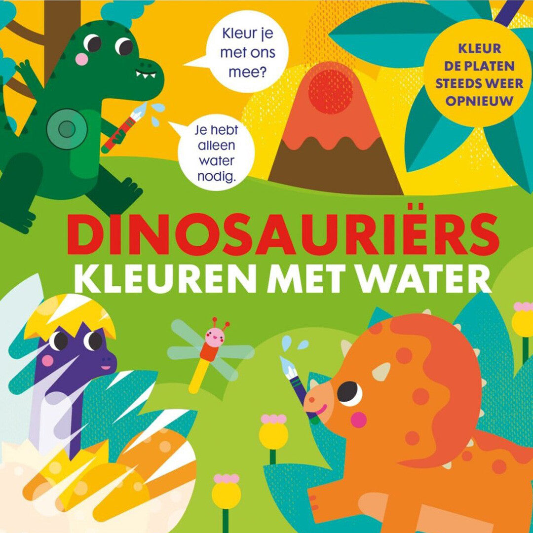 image books kleuren met water dinosauriërs | 1318592 | 0