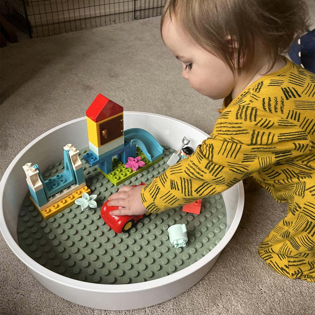 inspire my play playtray bouwmat - stone | BBMSTO | 1