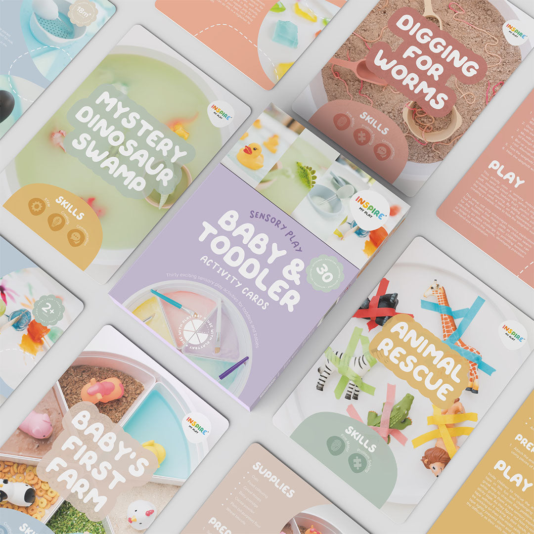 inspire my play activiteitskaarten sensorisch spel - baby en peuters | IMPAC31BAB | 2