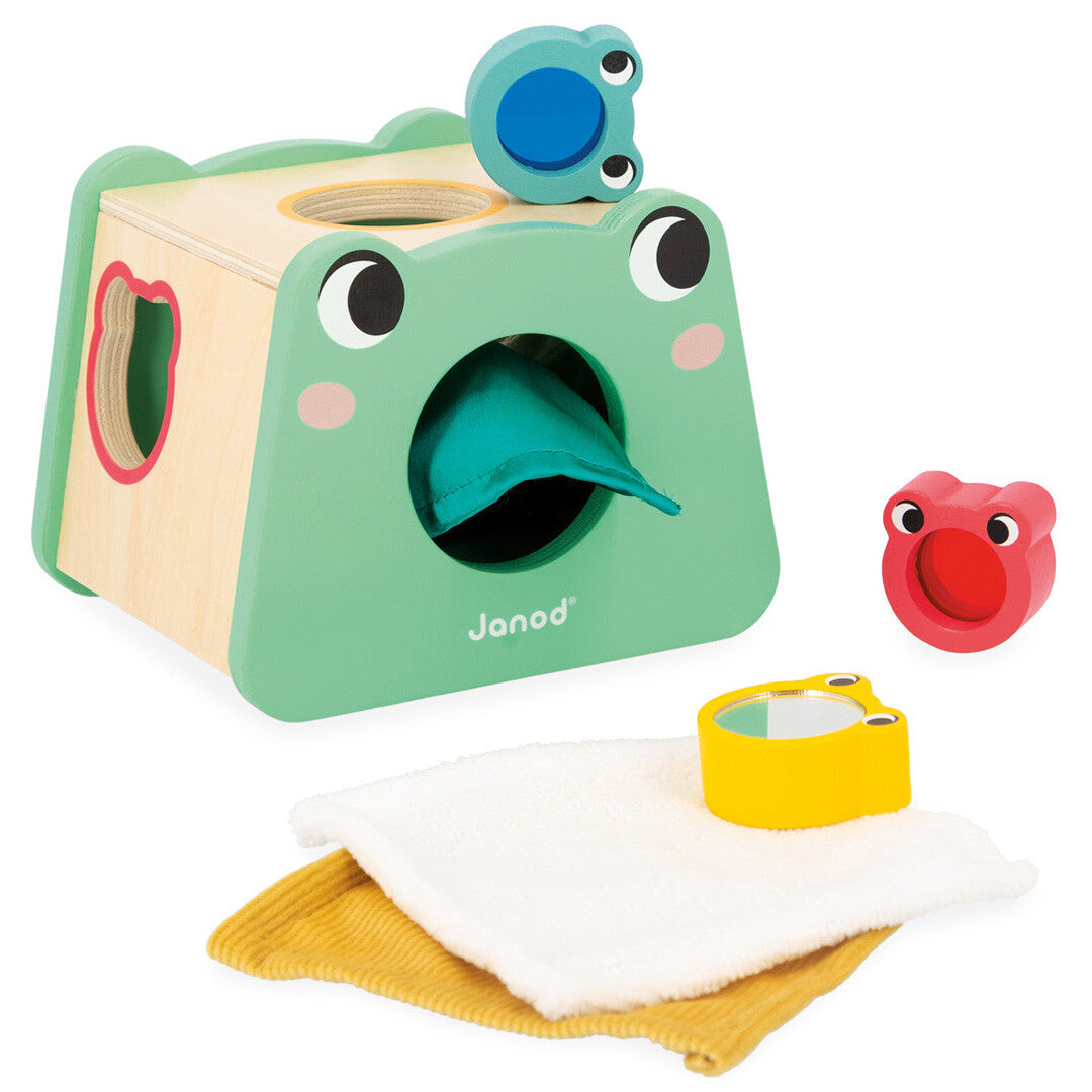 janod activiteitenbox 1 jaar - 4 in 1 | 11.4063 | 3