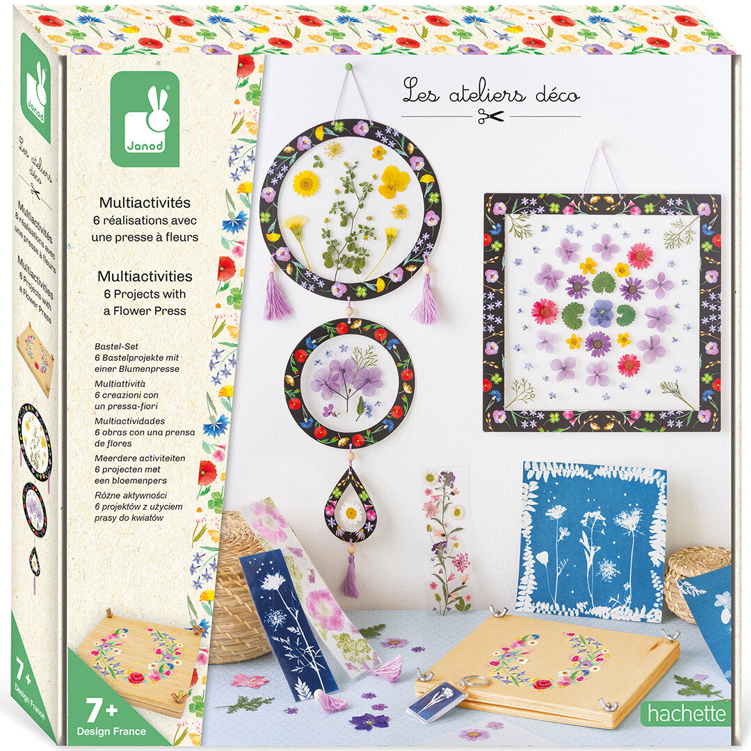janod atelier bloemenpers knutselset - 6st | 11.7879 | 0