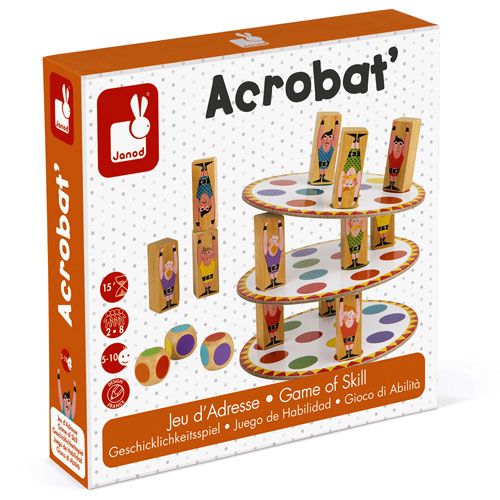 janod behendigheidsspel acrobaten toren | 11.2757 | 0