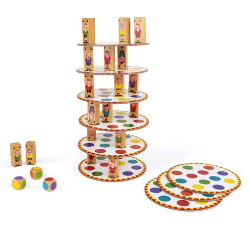 janod behendigheidsspel acrobaten toren | 11.2757 | 1