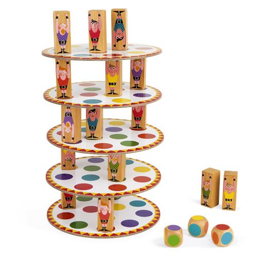 janod behendigheidsspel acrobaten toren | 11.2757 | 2