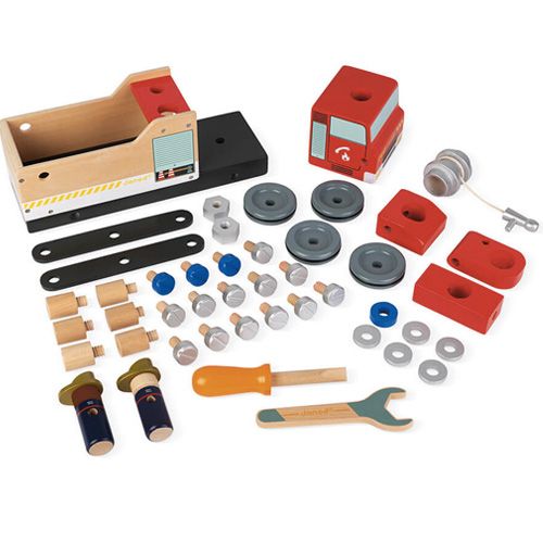 janod brandweerwagen brico'kids - diy | 11.6469 | 2