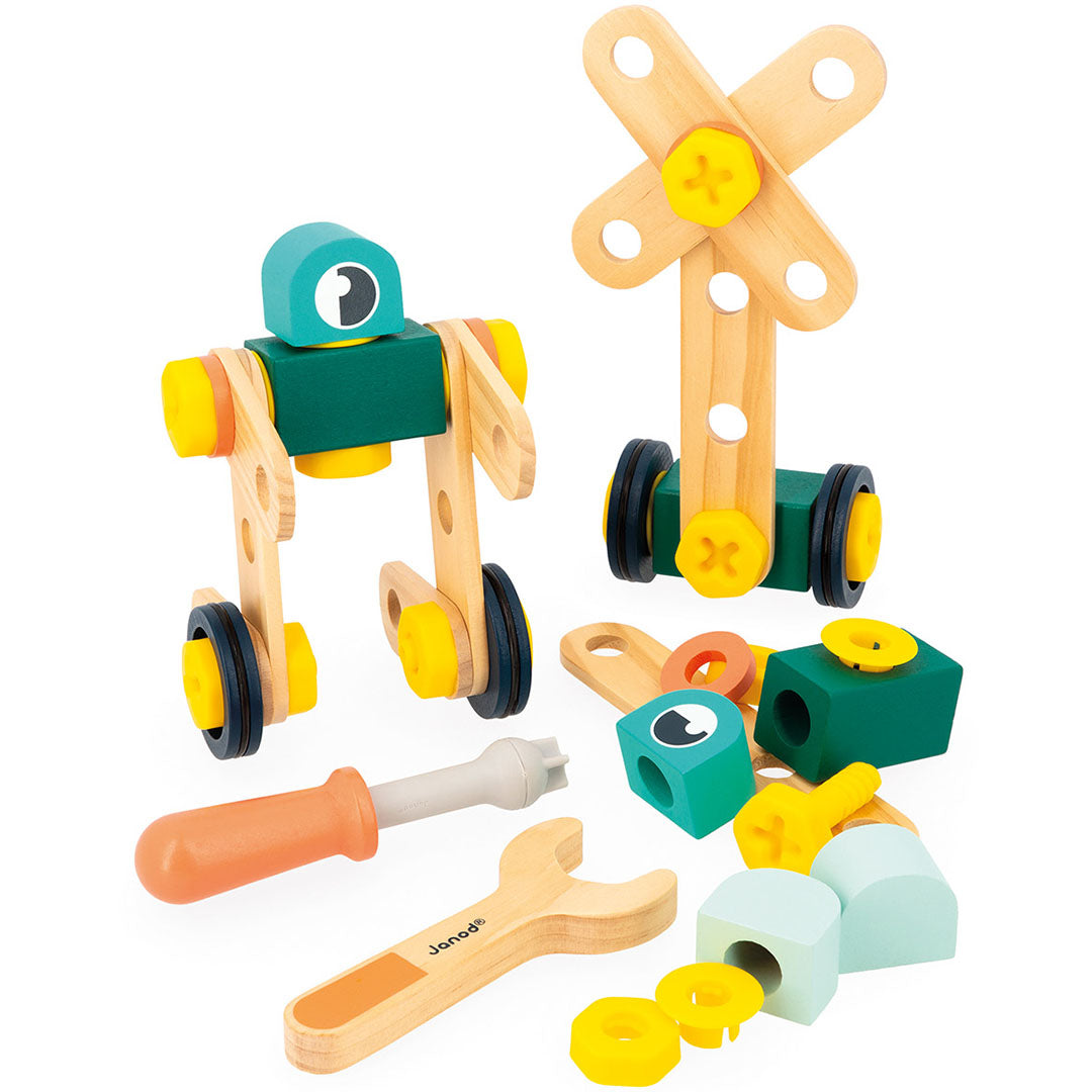 janod brico'kids bouwset ton - 50st | 11.6453 | 1