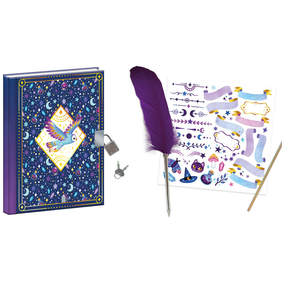 janod dagboek met slot en pen - magic school | 11.9110 | 0