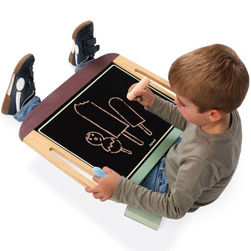 janod draagbaar krijt- en tekenbord | 11.9631 | 1