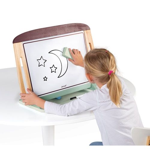 janod draagbaar krijt- en tekenbord | 11.9631 | 4