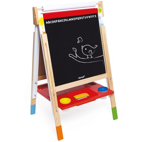 janod dubbelzijdig schoolbord splash met verstelbare poten  | 11.9611 | 2