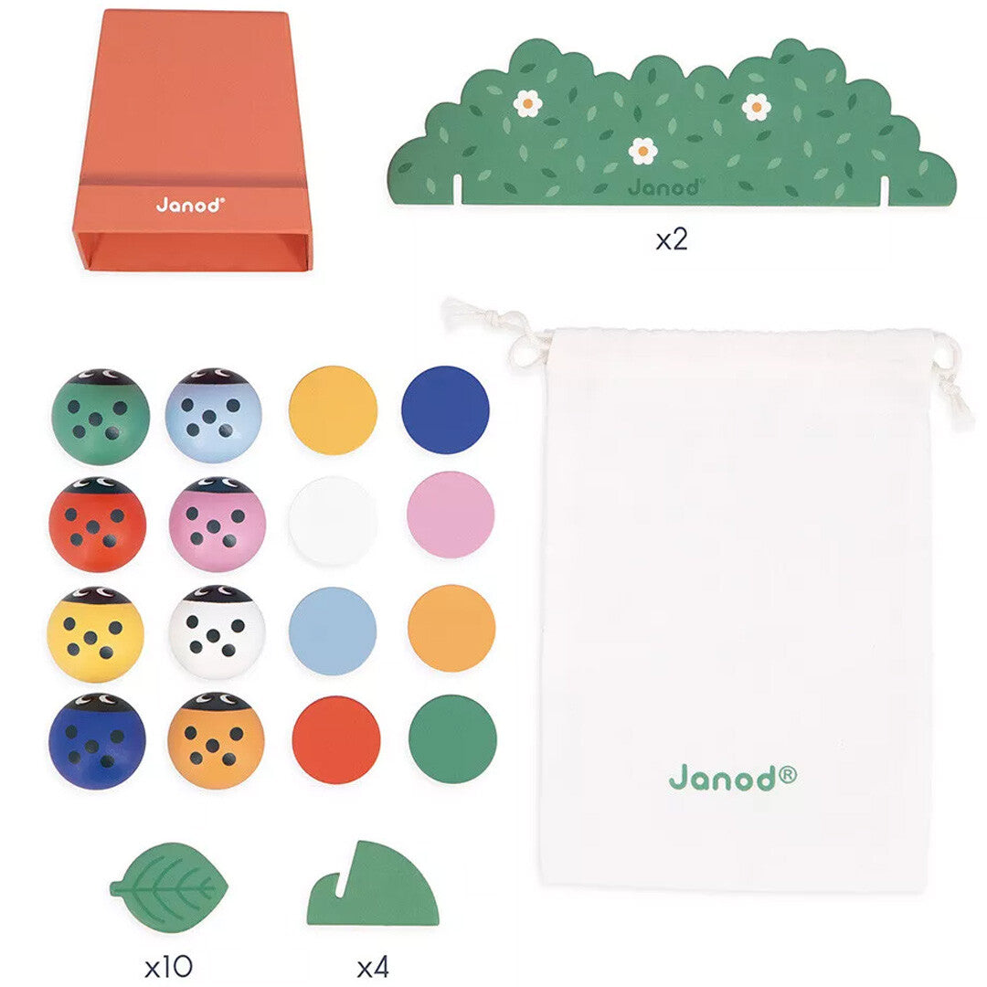 janod geheugenspel lieveheersbeestjes | 11.5079 | 5
