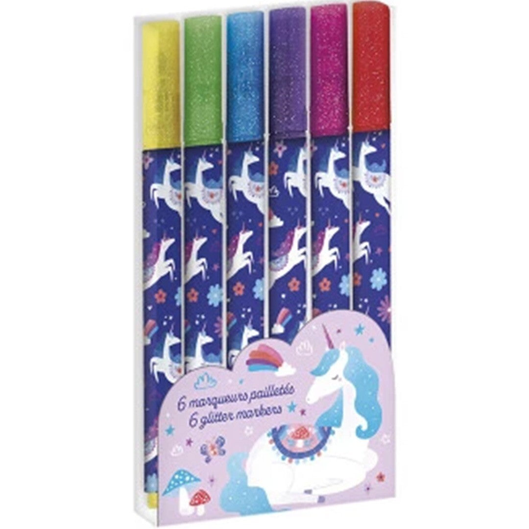 janod glitterstiften dreamland - 6st | 118.934 | 0