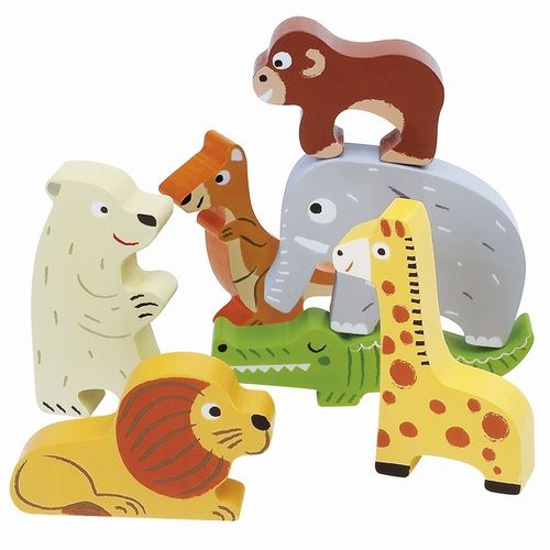 janod houten chunky puzzel dierentuin (7st)  | 11.7022 | 3
