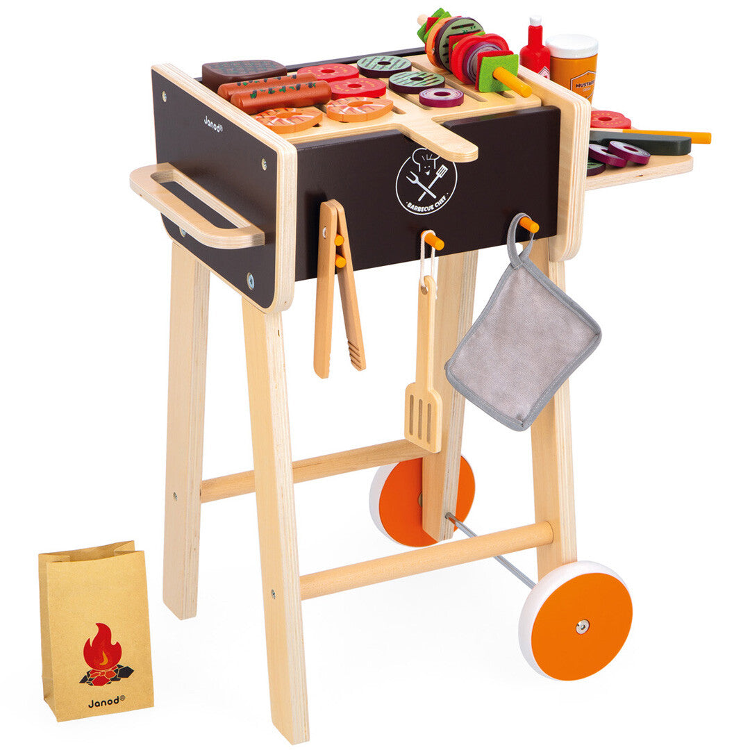 janod kinderbarbecue met ingrediënten | 11.6619 | 0