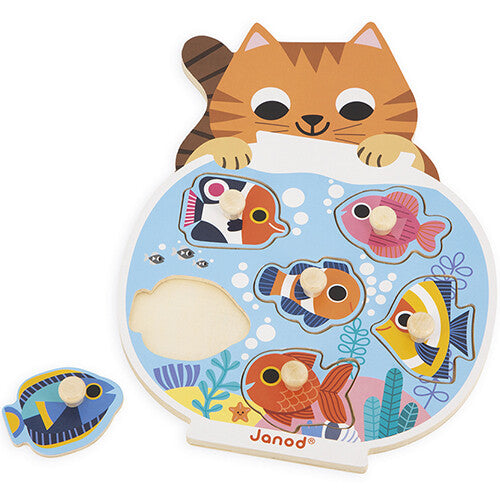 janod knoppuzzel aquarium - 6st   | 11.7109 | 1