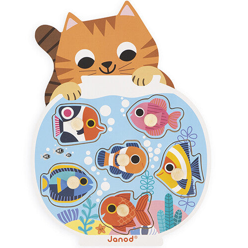 janod knoppuzzel aquarium - 6st   | 11.7109 | 2
