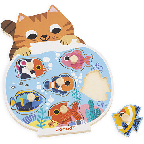 janod knoppuzzel aquarium - 6st   | 11.7109 | 3