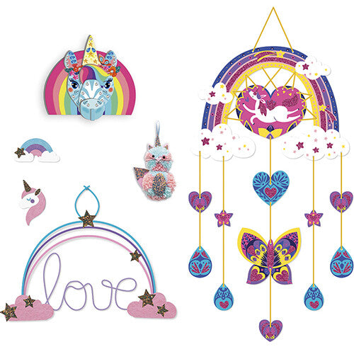 janod knutselset decoratiefiguren regenboog | 11.7972 | 1