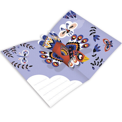 janod knutselset kaarten maken pop-up dieren | 11.7987 | 5