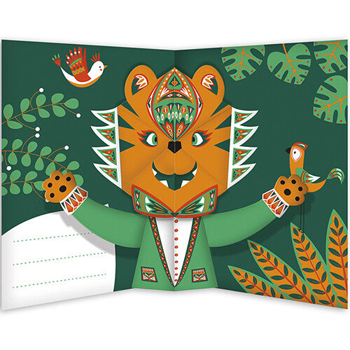 janod knutselset kaarten maken pop-up dieren | 11.7987 | 6