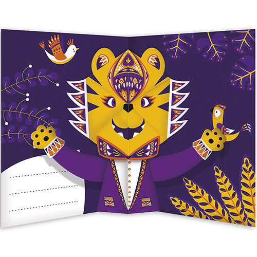 janod knutselset kaarten maken pop-up dieren | 11.7987 | 7