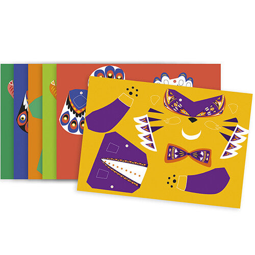 janod knutselset kaarten maken pop-up dieren | 11.7987 | 9