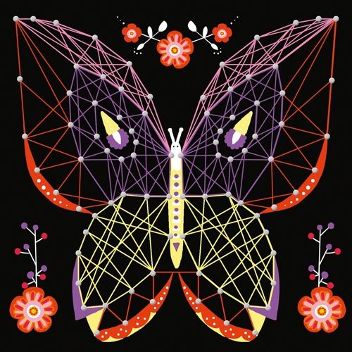 janod knutselset koord- & spijkerkunst - dieren | 11.7912 | 1