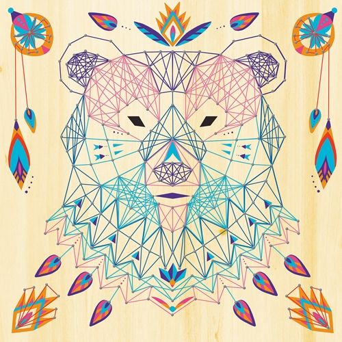 janod knutselset koord- & spijkerkunst - dieren | 11.7912 | 7