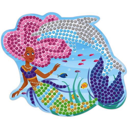 janod knutselset mozaïek dolfijnen en zeemeerminnen | 11.7961 | 4