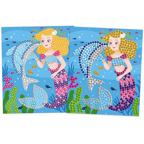 janod knutselset mozaïek dolfijnen en zeemeerminnen | 11.7961 | 6