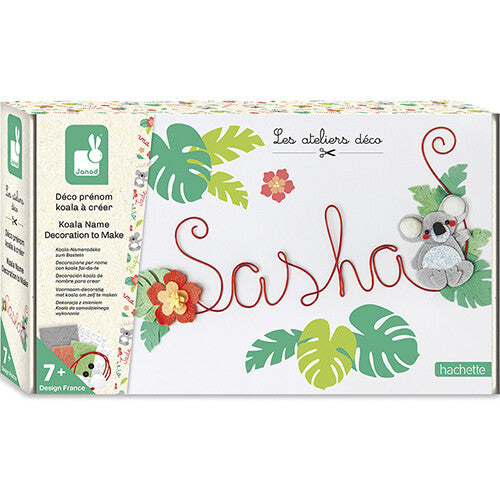 janod knutselset naamdecoratie koala | 11.7969 | 0