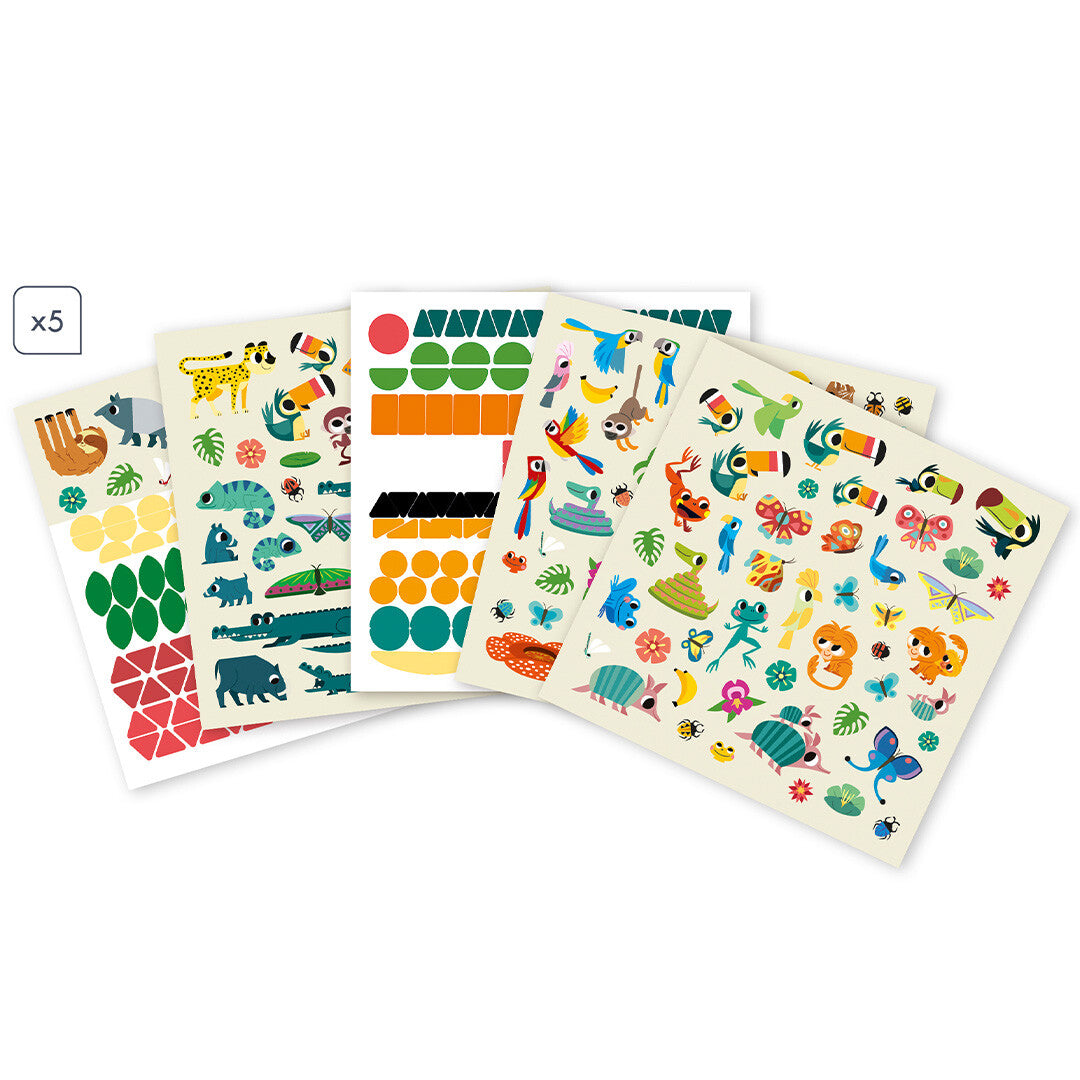 janod knutselset stickers plakken | 11.7744 | 2