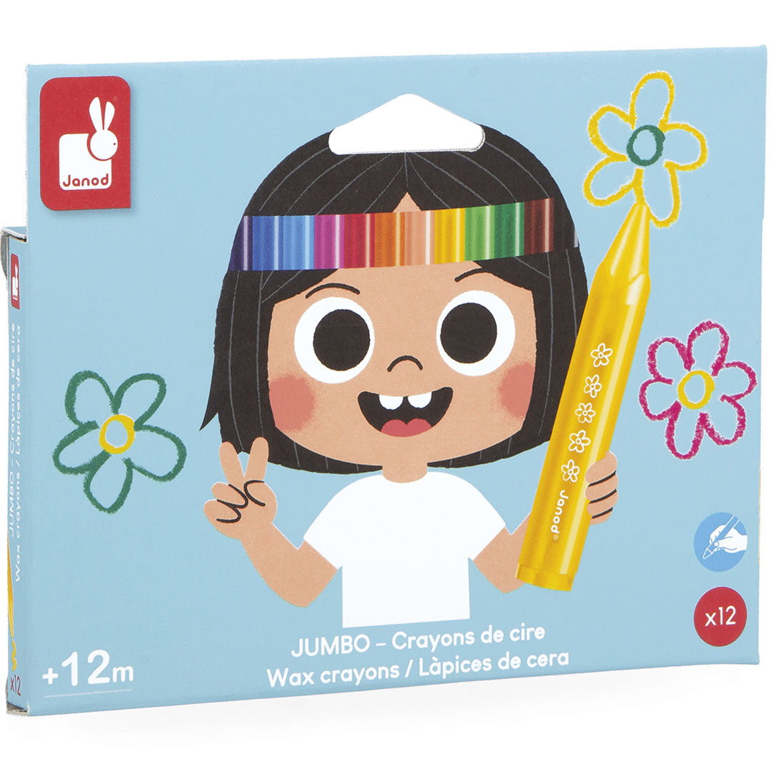 janod krijtjes wax - 12st | 11.7401 | 3
