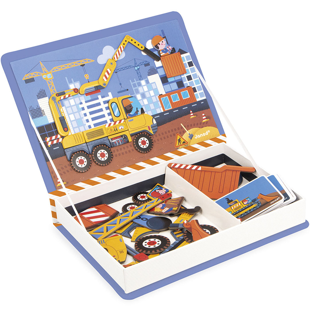 janod magneetboek construction - 50st | 11.2526 | 0