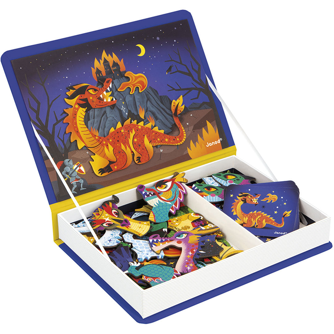 janod magneetboek dragons - 53st | 11.2527 | 4