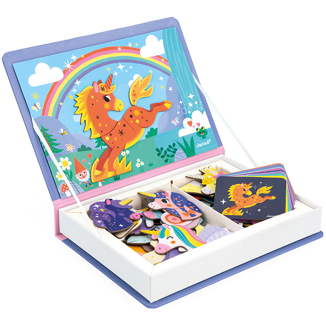 janod magneetboek eenhoorns - 44st | 11.2584 | 5