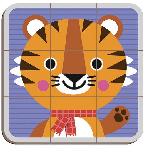 janod magneetboek mix&match dieren - 72st | 11.2587 | 2